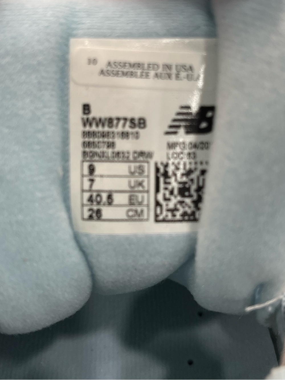 New Balance Gray & Light Blue Running Shoes - Picture 8 of 8
